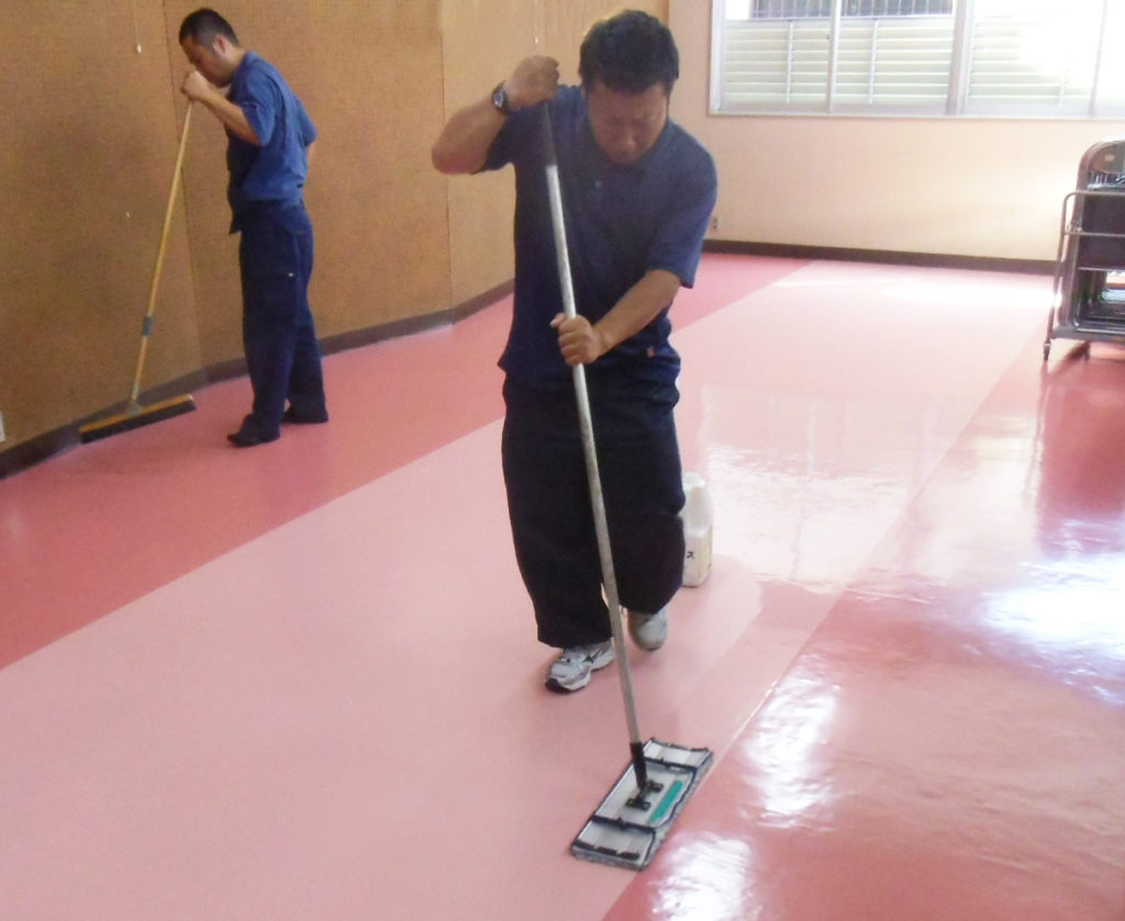 施設の管理清掃の外観